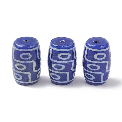Tibetan Style dZi Beads G-C102-05E-1
