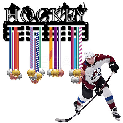 Sports Theme Iron Medal Hanger Holder Display Wall Rack ODIS-WH0055-231-1