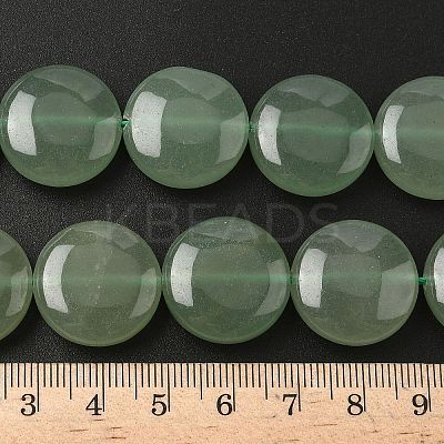 Natural Green Aventurine Beads Strands G375-27-1