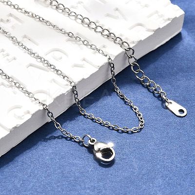 Tarnish Resistant 304 Stainless Steel Necklaces X-NJEW-E080-10P-1