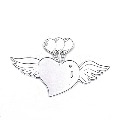 Valentine's Day Heart & Balloon & Wing Carbon Steel Cutting Dies Stencils PW-WG72639-01-1