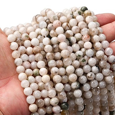 Natural White Moonstone Beads Strands LS-G-I388-01-8mm-1