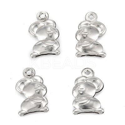 Non-Tarnish 316 Surgical Stainless Steel Pendants LS-STAS-C026-12P-1