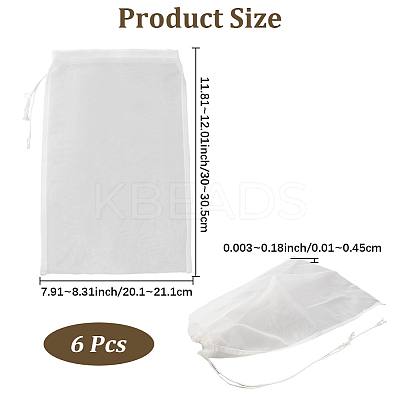 80 Micron Nylon Filter Drawstring Bags ABAG-WH20005-31B-01-1