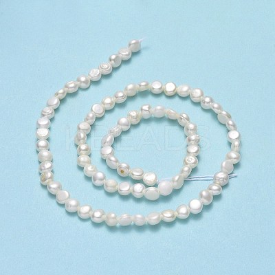 Natural Cultured Freshwater Pearl Beads Strands PEAR-A005-07B-01-1