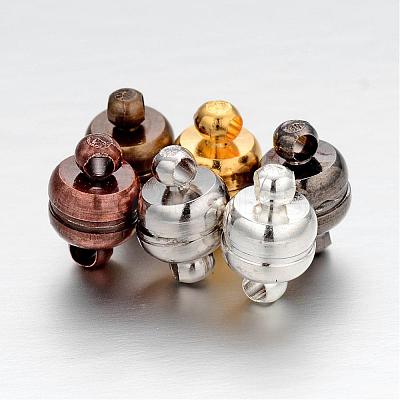 Brass Magnetic Clasps with Loops KK-H361-M-1