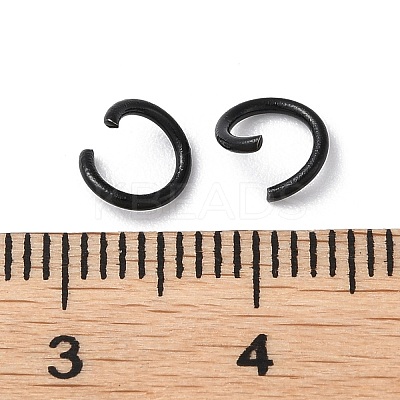 Ion Plating(IP) 304 Stainless Steel Open Jump Rings STAS-H467-03B-6mm-B-1