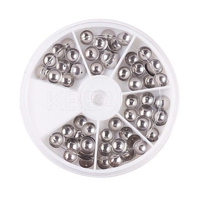 Tarnish Resistant 304 Stainless Steel Bead Caps STAS-JP0004-09P-1