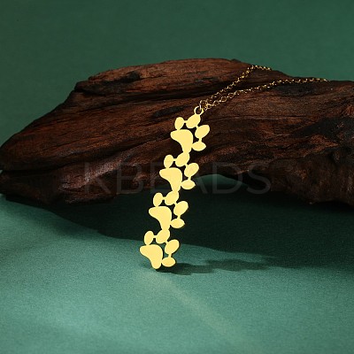 304 Stainless Steel Pendants LS-STAS-E501-01G-04-1