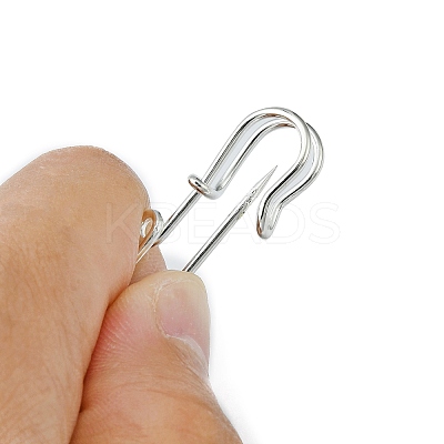 Iron Brooch Findings KK-Q491-S-1