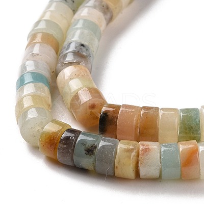 Natural Flower Amazonite Beads Strands G-D481-06-1