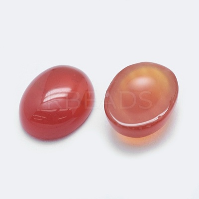 Natural Carnelian Cabochons G-G759-Z16-1