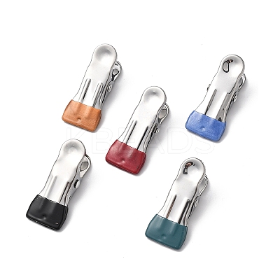 201 Stainless Steel Clips AJEW-I069-01-1