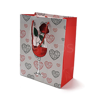 4 Colors Valentine's Day Love Paper Gift Bags CARB-D014-01D-1