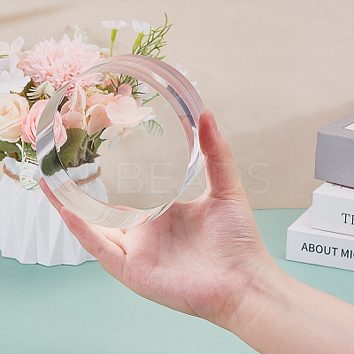 Column Transparent Acrylic Jewelry Display Pedestals ODIS-WH0106-29-1