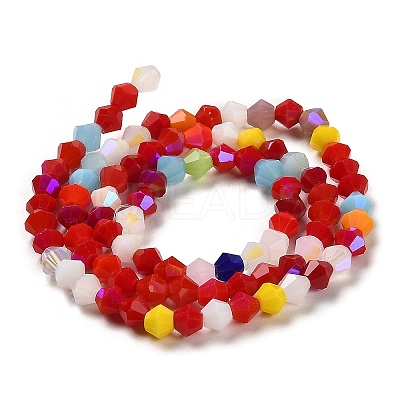 Opaque Solid Color Imitation Jade Glass Beads Strands LS-GLAA-F029-P4mm-D16-1
