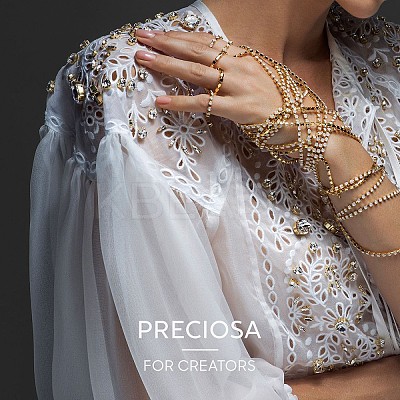 Preciosa® MAXIMA Crystal Round Stones Y-PRC-RBSS39-01000-1
