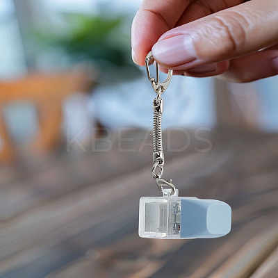 3Pcs 3 Colors ABS Plastic Keyboard Fidget Toys Keychain KEYC-LP0001-63B-1