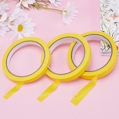 3 Rolls 3 Colors Crepe Paper Masking Tape AJEW-GF0008-71B-1