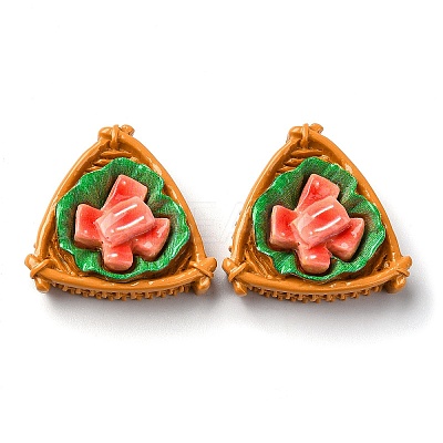 Fried Chip Doughnut Theme Opaque Resin Imitation Food Decoden Cabochons RESI-S392-02D-1