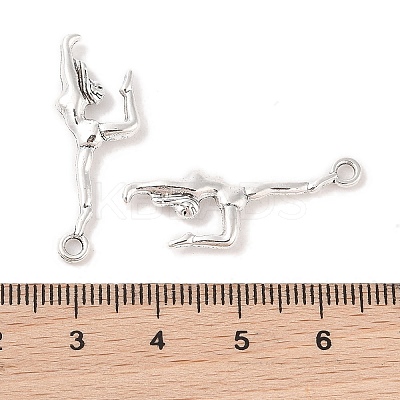 Tibetan Style Zinc Alloy Dancer Pendants LS-TIBEP-R334-283AS-RS-1
