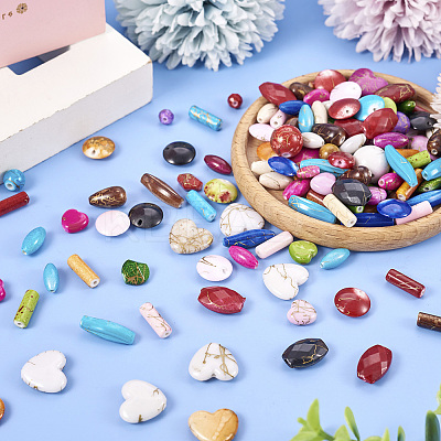 100G Opaque Imitation Gemstone Acrylic Beads MACR-TA0001-53-1