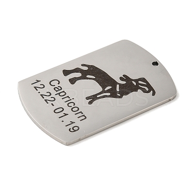 Non-Tarnish 304 Stainless Steel Pendants STAS-C098-01L-P-1