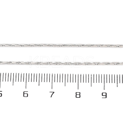 Brass Boston Link Chains Necklaces for Women NJEW-D302-59P-1