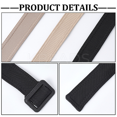 2Pcs Polyester Belts AJEW-GF0011-29C-1