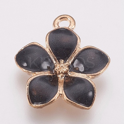 Zinc Alloy Enamel Pendants PALLOY-I124-10G-C-1