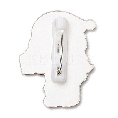 Christmas Theme Acrylic Brooch JEWB-E024-01P-04-1