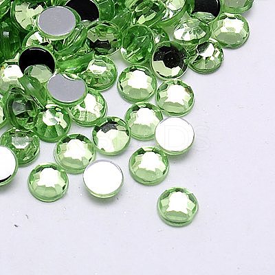Imitation Taiwan Acrylic Rhinestone Cabochons GACR-A002-4mm-37-1