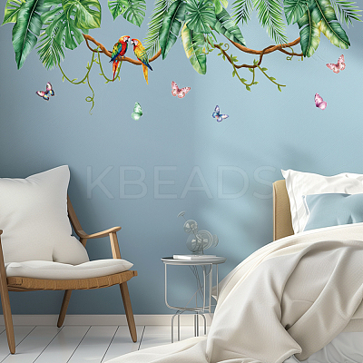 Translucent PVC Self Adhesive Wall Stickers STIC-WH0016-025-1