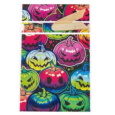 50Pcs Rectangle Halloween Candy Plastic Bags ABAG-U001-01C-1