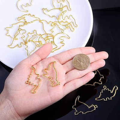 Zinc Alloy Open Back Bezel Pendants PALLOY-OC0001-31-1