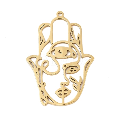 304 Stainless Steel Pendants LS-STAS-G355-01G-1