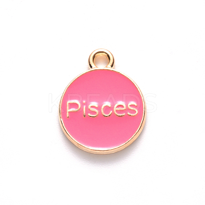 Alloy Enamel Pendants X-ENAM-S124-01A-03H-1