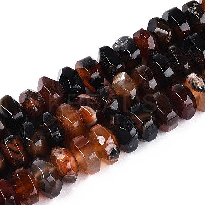 Natural Agate Beads Strands G-N356-01A-02-1