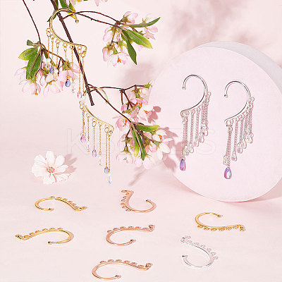 Alloy Climber Wrap Around Ear Cuff Findings FIND-CN0001-22-1