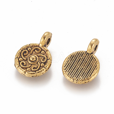 Tibetan Style Alloy Charms X-GLF0159Y-NF-1