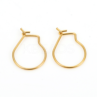 304 Stainless Steel Hoop Earrings STAS-I149-11G-1