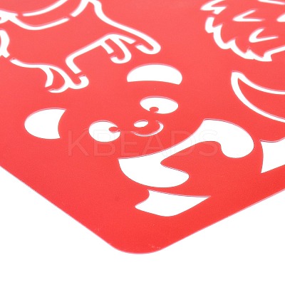 Plastic Drawing Painting Stencils Templates DIY-XCP0001-53-1