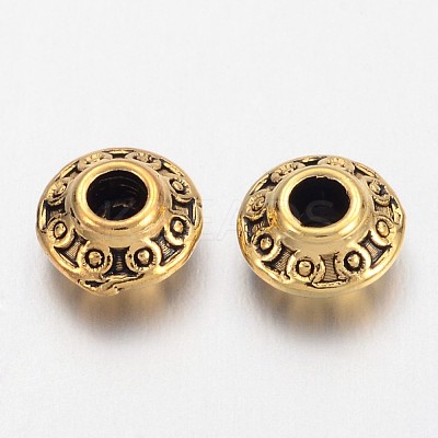 Tibetan Style Alloy Spacer Beads X-GLF0725Y-NF-1