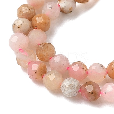 Natural Pink Opal Beads Strands G-C201-B03-3mm-1