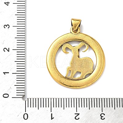 Brass Pendants KK-L243-31AG-1