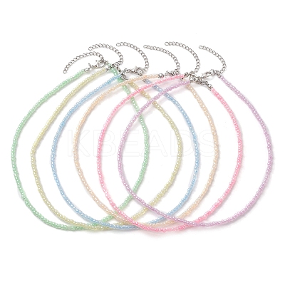 Glass Seed Bead Necklaces NJEW-JN04762-1