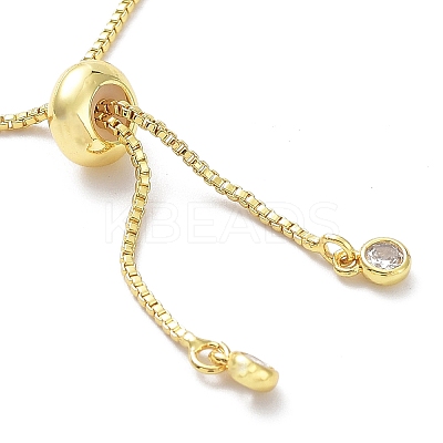 Long-Lasting Plated Brass Round Bead Slider Beacelets for Women Men LS-BJEW-E089-01G-02-1