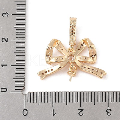 Brass Micro Pave Cubic Zirconia Peg Bails LS-KK-N256-16G-1