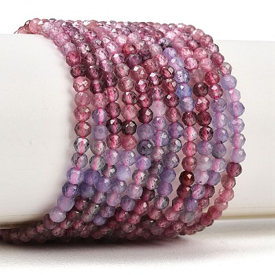 Natural Colorful Spinel Beads Strands G-B175-D01-3mm-1