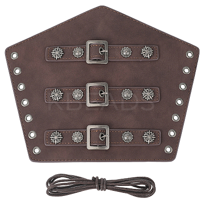 Imitation Leather Cuff Cord Bracelets AJEW-WH20033-034B-1